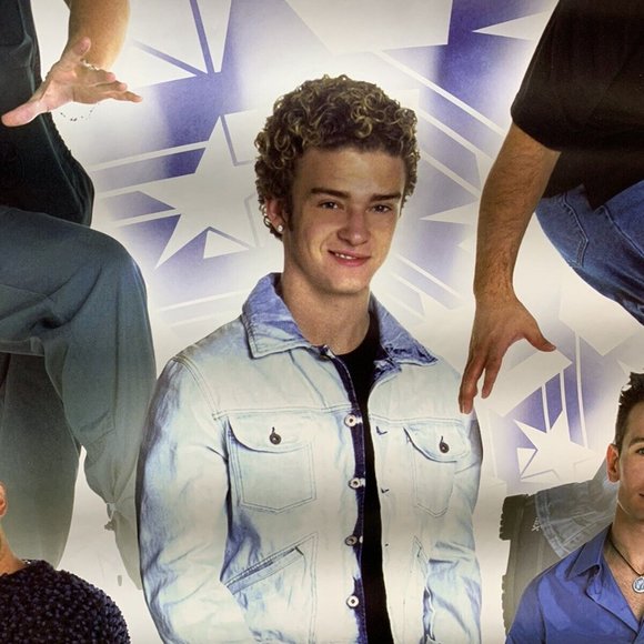 3 Older Full Sized Nsync 2000-01 ZeeKs Original Poster Lot FUNKY Music Boy Band - Picture 6 of 8